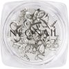 NeoNail Nail Art 3D Bows dekorácia na nechty odtieň Silver 1 ks