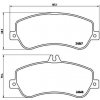 Sada brzdových platničiek kotúčovej brzdy BREMBO P 50 086