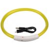 Merco Shiny svietiací obojok pre psov 35cm žltá