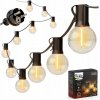SmartLED LED vonkajšia dekoratívna reťaz 20xE12/1W/230V 20 m IP65 čierna 4452 + záruka 3 roky zadarmo