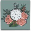Vymalujsisam.sk Maľovanie podľa čísiel - Vreckové hodinky Veľkosť: 50x50cm, Rám: Na kartónovej doske
