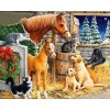 Amparo Miranda® Diamantový obrázok Zvieratká v stajni