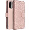 Flipové púzdro MEZZO Book case pre Xiaomi Redmi Note 10 5G / Poco M3 Pro / Poco M3 Pro 5G, mandala rose gold