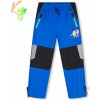 Kugo DK7128 chlapčenské šusťákové nohavice zateplené modrá