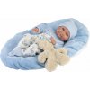 Llorens 73807 NEW BORN CHLAPČEK - realistická bábika bábätko s celovinylovým telom - 40 cm
