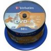 Verbatim DVD-R Printable 16x, 4,7GB, 50 ks (Spindl)