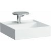 Umývadielko KARTELL by Laufen 460x460 mm, bez prepadu, bez otvoru pre batériu, biela