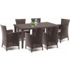 Súprava záhradného nábytku Futurowa 6+1 hnedá