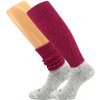 VOXX NARVIK / Dámske thermo ponožky s merinom a alpakou - tmavo ružová 39-42