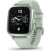 Hodinky Garmin Venu Sq 2, Metallic Mint/Cool Mint silicone band