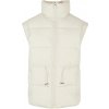 Urban Classics Ladies Waisted Puffer Vest whitesand