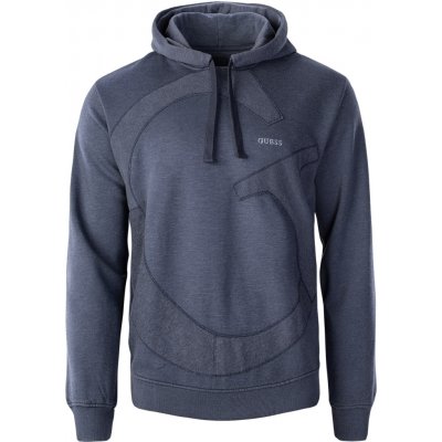 Guess TIMUR HOODIE FLEECE M3RQ13KBLE0-G7V2 tmavomodrá
