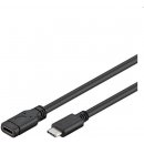 PremiumCord ku31mf2 Prodlužovací USB 3.1 konektor C/male - C/female, 2m, černý