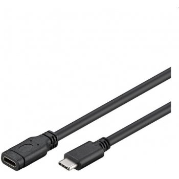 PremiumCord ku31mf2 Prodlužovací USB 3.1 konektor C/male - C/female, 2m, černý