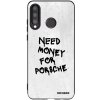 Picasee silikonový černý obal pro Huawei P30 Lite - White Dollar
