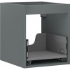 MEXEN - Box-A skrinka pre umývadlo 40, 1 šuplík, grafit mat 91AX0-0400-470-1-66