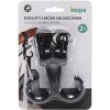 ZOPA Dvojitý háček na kočárek 2 ks, Black