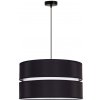 Duolla Duolla - Luster na lanku DUO 1xE27/15W/230V pr. 40 cm čierna/biela DU600330 + záruka 3 roky zadarmo + záruka 3 roky zadarmo