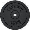 Kotúč LIFEFIT 20kg, kovový, pre 30mm tyč