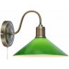 Nástenné svietidlo v zeleno-mosadznej farbe Vela – Markslöjd