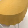 Biante Zamatový oválny obrus Velvet Prémium SVP-009 Horčicový 140x220 cm