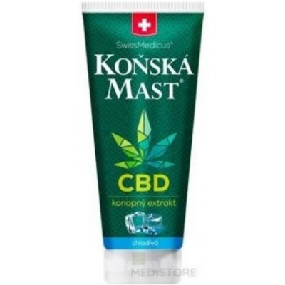 SwissMedicus Konská masť s CBD chladivá 200 ml