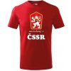Tričko Farebné Narodený v ČSSR Farba trička: Červená, Veľkosť: XL, Typ: Pánske