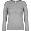 B&C Dámske tričko s dlhým rukávom TW08T Sport Grey