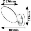 Rabalux 8135 Varna vonkajšie nástenné LED svietidlo 12W/720lm 4000K IP54 s pohybovým senzorom čierna