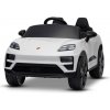 Beneo Elektrické autíčko Porsche Macan 12V s pohonom zadných kolies a licenciou (Jednomiestne), biele, Lítiová batéria, široké sedadlo, Odpružené nápravy, 2,4 GHz Diaľkový ovládač, MP3 prehrávač so vs