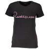 Cavalli class Perfektné Dámske Tričko Krátky Rukáv Čierna