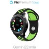 FixPremium - Silikónový Športový Remienok pre Garmin (22mm), čierny