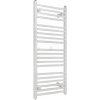 SOLID Radiátor rebríkový kúpeľnový biely rovný Rozmer: 750 x 1340 mm