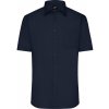 James & Nicholson (Daiber) Pánska košeľa s krátkym rukávom JN680 - Tmavomodrá | 3XL