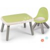 Set stôl KidTable Life Smoby šedozelený výška 45 cm so stoličkou s UV filtrom