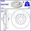 Brzdový kotúč DELPHI BG5159C