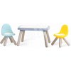 Stôl pre deti s modrou a žltou stoličkou Kid Table Smoby modrý výška 45 cm s anti UV filtrom