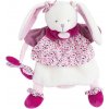 Doudou et Compagnie Paris maňásek zajíček růžový 28 cm