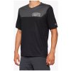 100% SPEEDLAB Cyklistický dres s krátkym rukávom - AIRMATIC - čierna/šedá