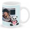 Valentinská panda Kubek biały