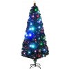 Shumee Osvetlený vianočný stromček so stojanom 240 cm, optické vlákno