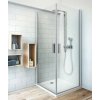 ROTH TOWER LINE TCO1 110cm dvere (polovica) sprchového kúta hranatého - 01 striebro (elox) - 20 sklo intimglass