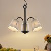 Lucande Binta závesná lampa, 3-pl., striebrosivá - 9639457
