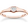 THOMAS SABO prsteň Hearts rose gold TR2390-416-14