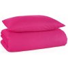 BedTex · Bavlnené jednofarebné posteľné obliečky - fuchsiové - 100% bavlna renforcé - 70 x 90 cm + 140 x 200 cm