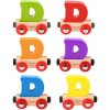 Bigjigs vagónik Písmeno D