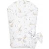 NEW BABY zavinovačka SWADDLE WRAPS biela