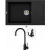 Elleci EASY 310 G40 full black + Deante NEO LUNO BOC N72M čierna matná