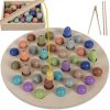 Montessori hra lovenie rybičiek Kruzzel 22410, drevená