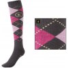KAVALKADE KavalSocks jazdecké podkolienky anthracite purple violet